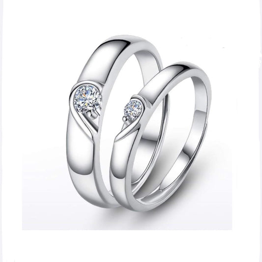 LOVE PLATINUM COUPLE RINGS