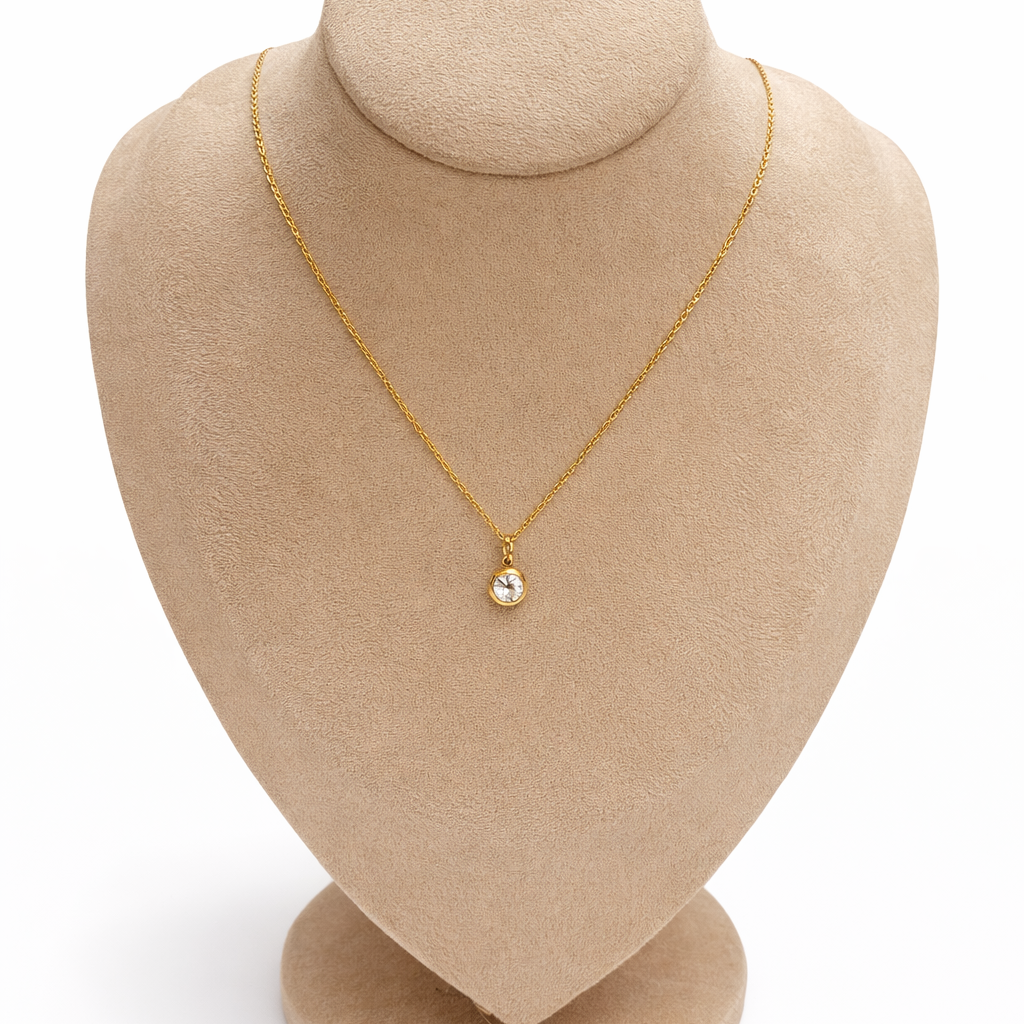 SINGLE SOLITAIRE NECKLACE