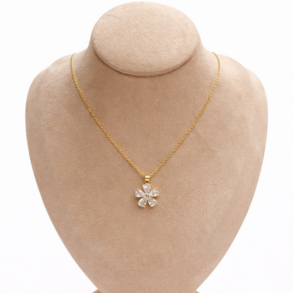 CRYSTAL FLORA NECKLACE