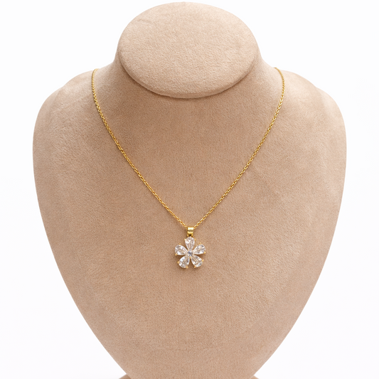 CRYSTAL FLORA NECKLACE