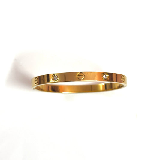 STUDDED GOLD BRACELET