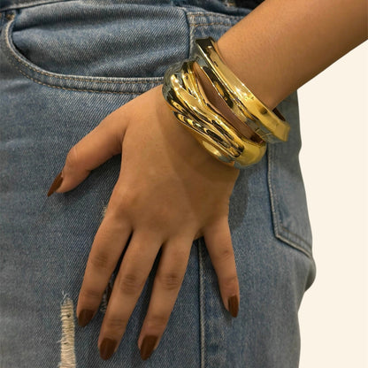 Wave Cuff {silver}