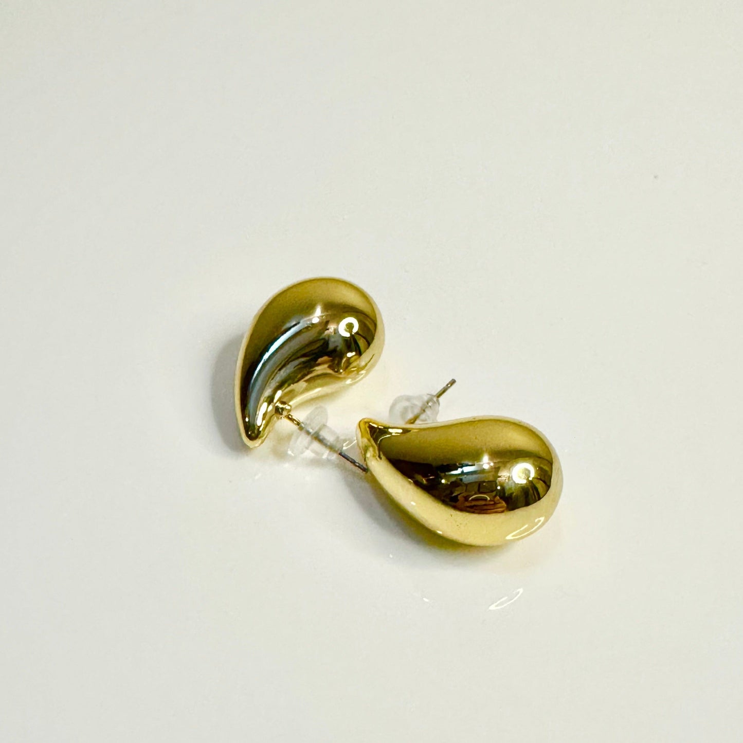 GOLD DROPLET STUDS