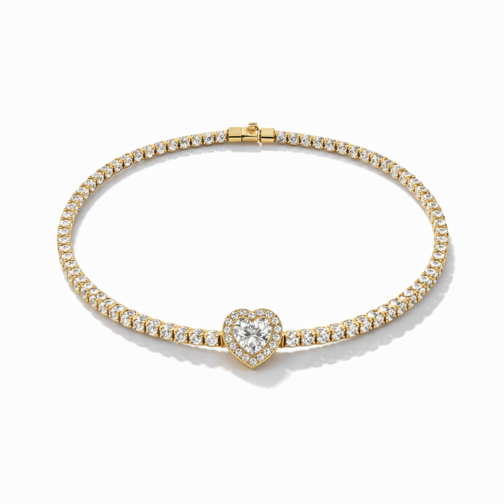 Amour tennis bracelet