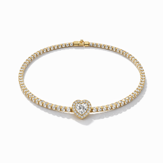 Amour tennis bracelet